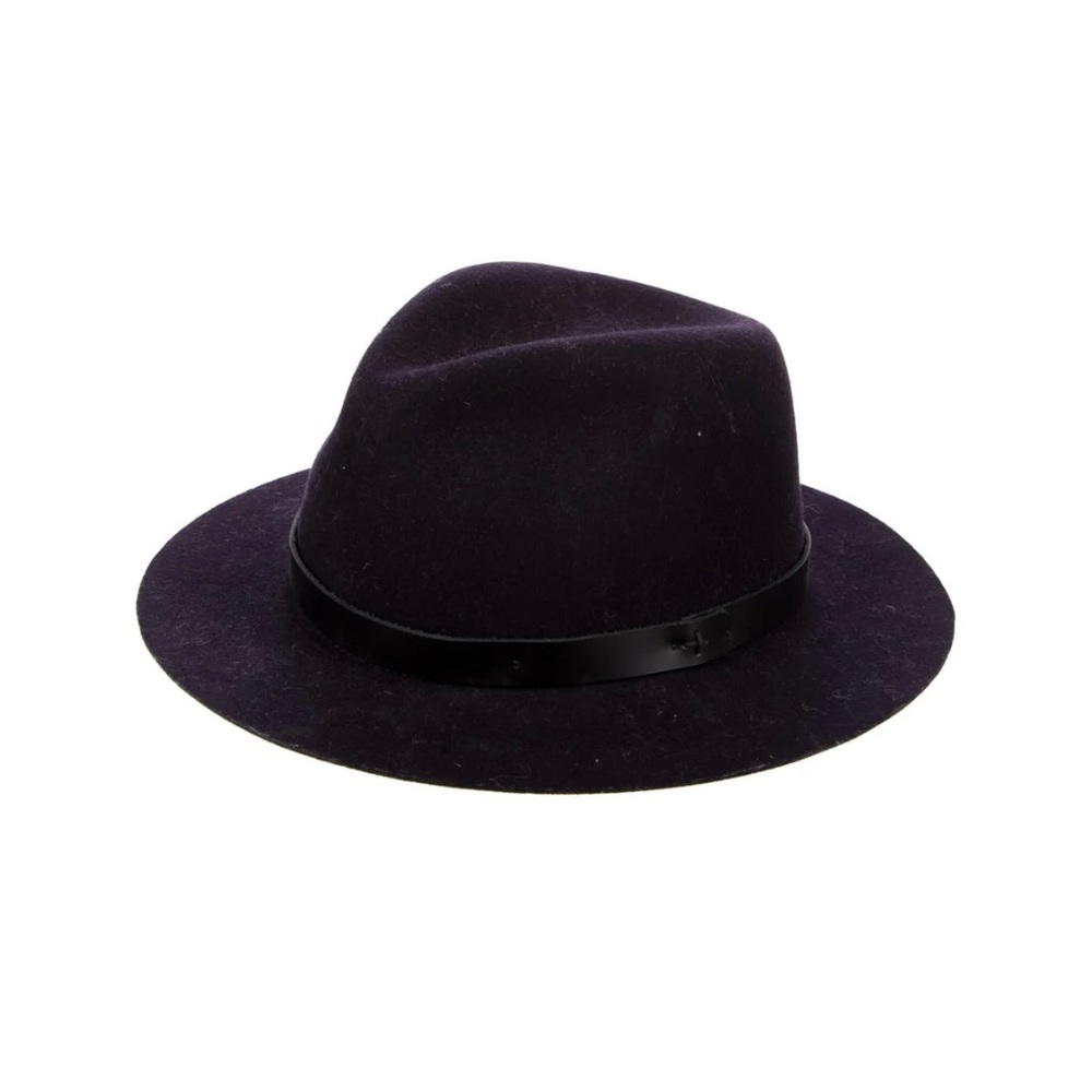 RAG & BONE HAT: Deep purple wool hat - Picture 3 of 7
